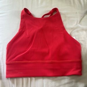 Lululemon Ribbed Energy High Neck Longline Bra